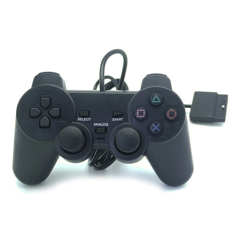

Gamepad - Wired controller, dual vibration controller, game accessories, black, for PS2 game line receiver. TW-431
