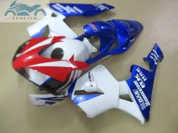 

Customized Injection fairing kit fit for Honda CBR600RR 2003-2004 CBR 600RR 03-04 ABS fairing kits blue white red bodywork DV16