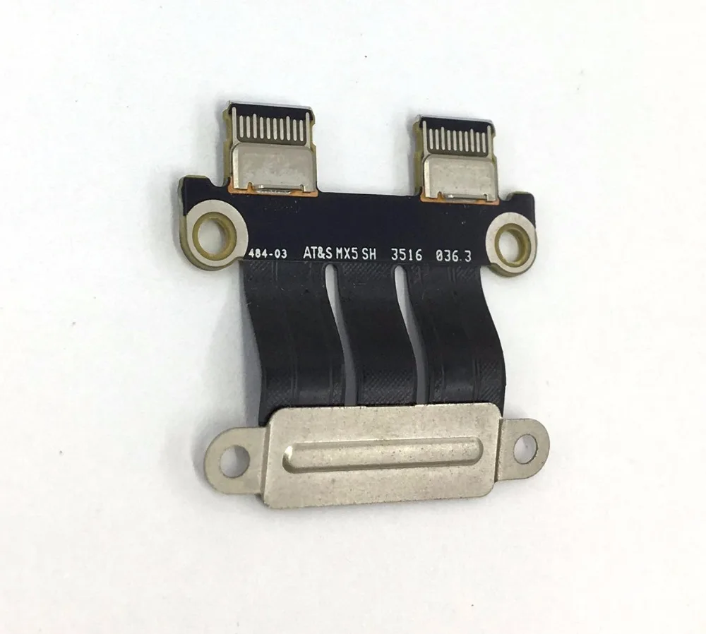 Тип-C USB-C DC Мощность Jack я вывода шлейф для MacBook Pro 13 15 A1706 A1707 A1708 2016 2017 820-00484-02. |