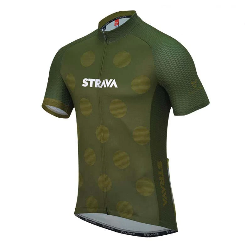 Модель года, мужские майки STRAVA для велоспорта с волнистым узором и коротким рукавом, одежда для велоспорта, быстросохнущая одежда для велоспорта, Ropa Ciclismo Hombre - Цвет: jersey shirts 1
