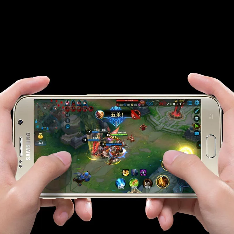 JGKK 2.5D анти синее закаленное стекло для Samsung Galaxy S7 синий протектор экрана S6 9H