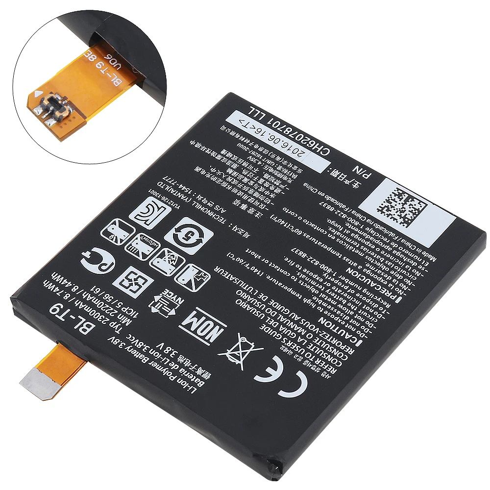 

Battery BL-T9 BLT9 for LG GOOGLE Nexus 5 D820 D821 Nexus 5 BL T9 BLT9 Akku
