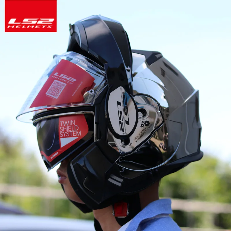 Capacete LS2 FF399 кожаный чехол из искусственной кожи (мотоциклетный шлем ls2 valiant двойной