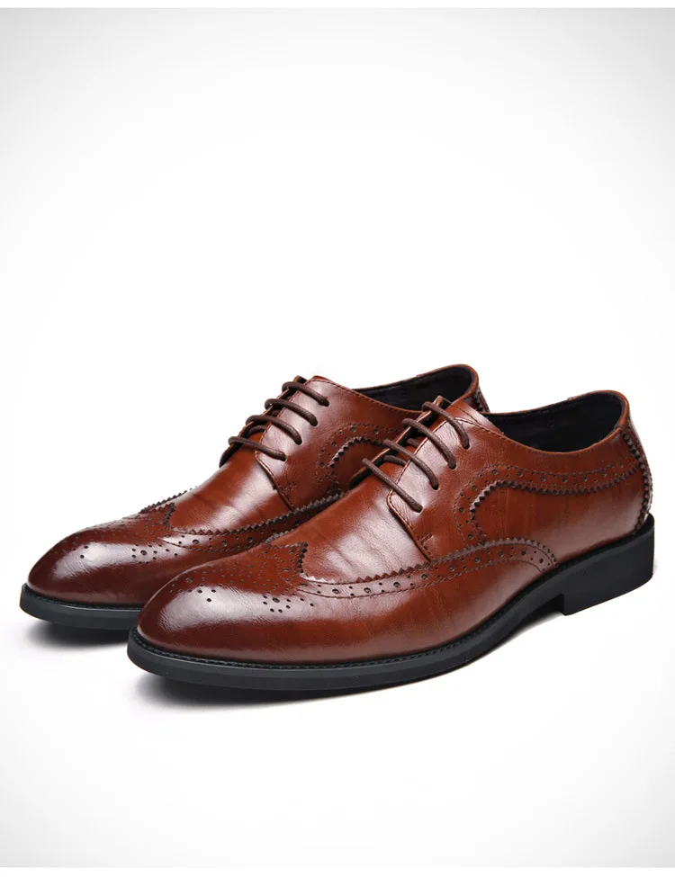 Новые мужские туфли из высококачественной натуральной кожи Bullock мужские туфли-оксфорды в деловом стиле без застежки мужские туфли на плоской подошве размера плюс 39-48