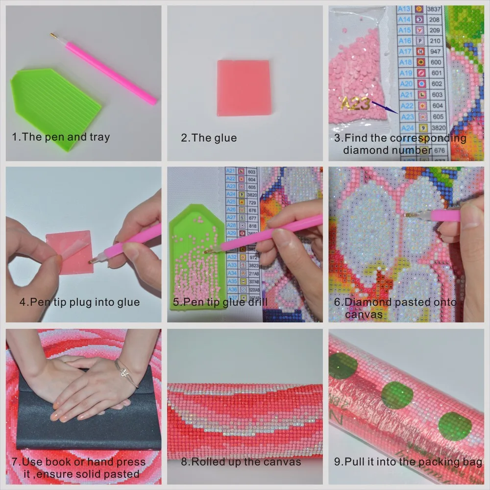 5D DIY Набор для рисования акварелью небом алмазной мозаикой полная круглая дрель AB