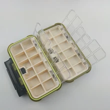 Shoudiao Рыбалка хранения Коробки двойной Слои Высокое качество ABS Пластик Fly Рыбалка снасти Крюк Водонепроницаемый Интимные аксессуары Коробки