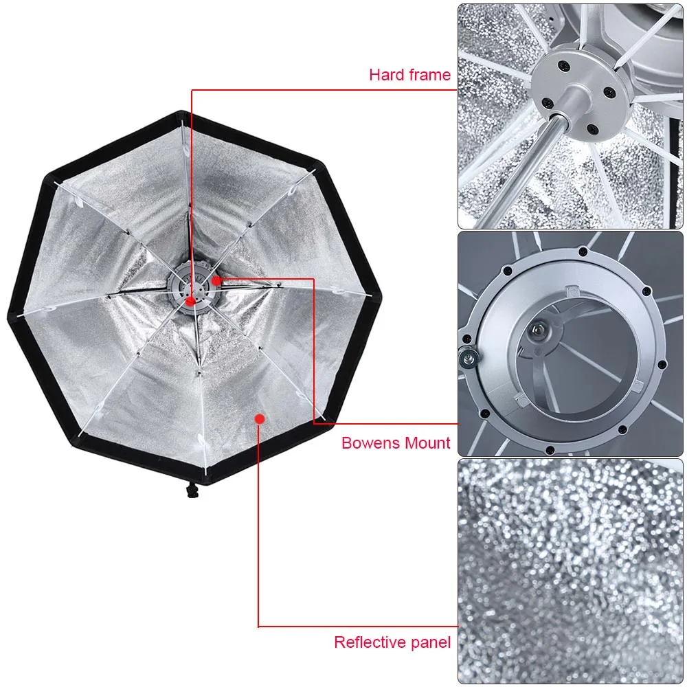 Godox SB-UE 80 см Bowens Mount Octagon Honeycomb сетчатый Зонт софтбокс для Godox вспышка Фотостудия аксессуары