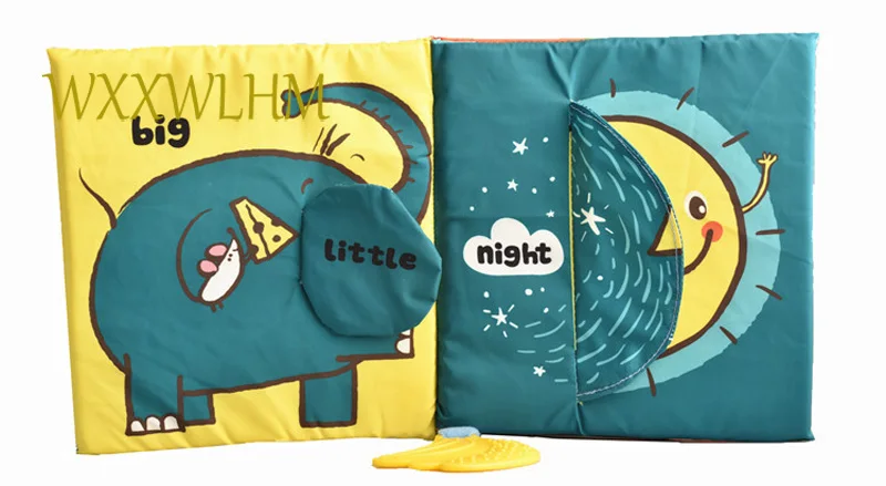 Soft elephant book three-dimensional puzzle early education tooth tape baby cloth books for children stuffed plush baby book Soft elephant book three-dimensional puzzle early education tooth tape baby cloth books for children stuffed plush baby book