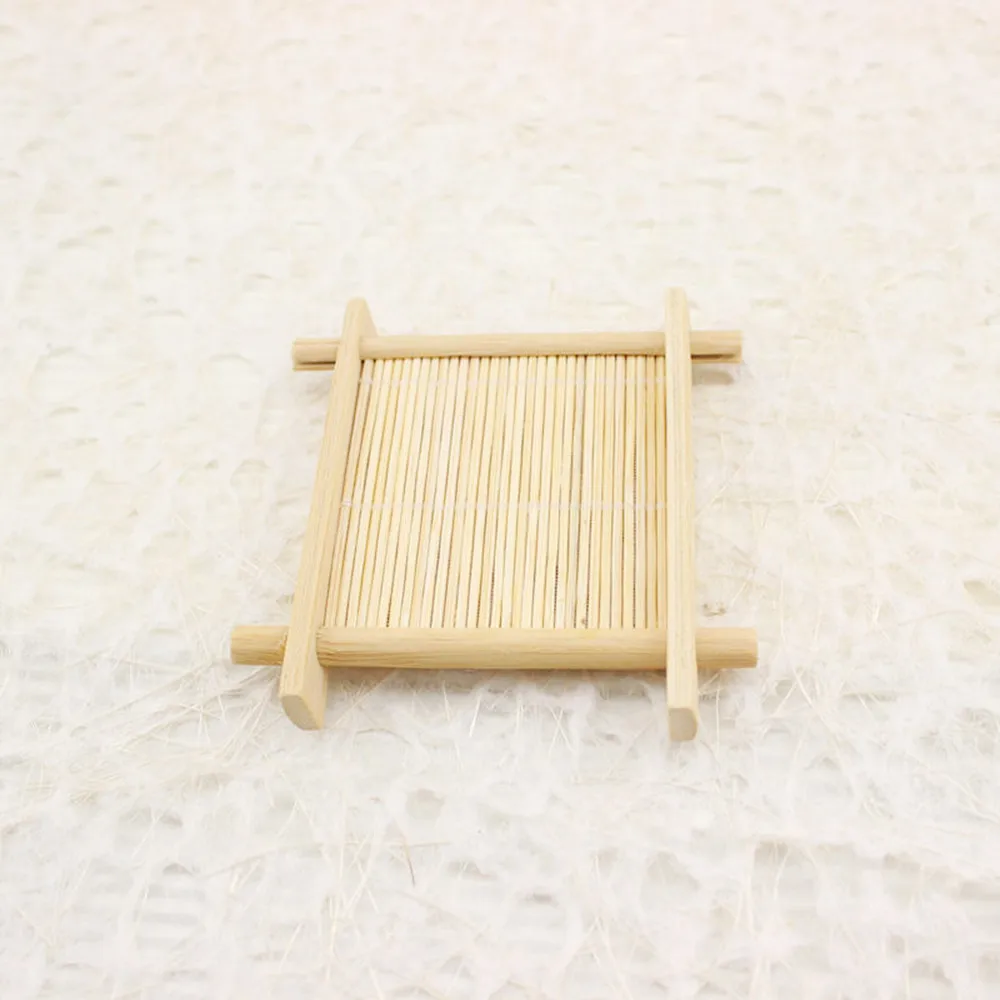 

Soap Tray 2019 Natural Bamboo Wood Bathroom Shower Soap Tray Dish Storage Holder Plat