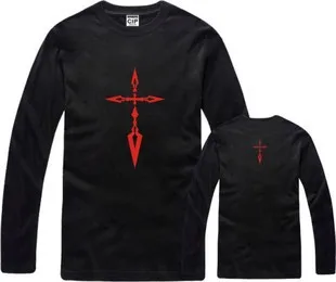 New font b Men s b font long sleeve T font b shirt b font FATE
