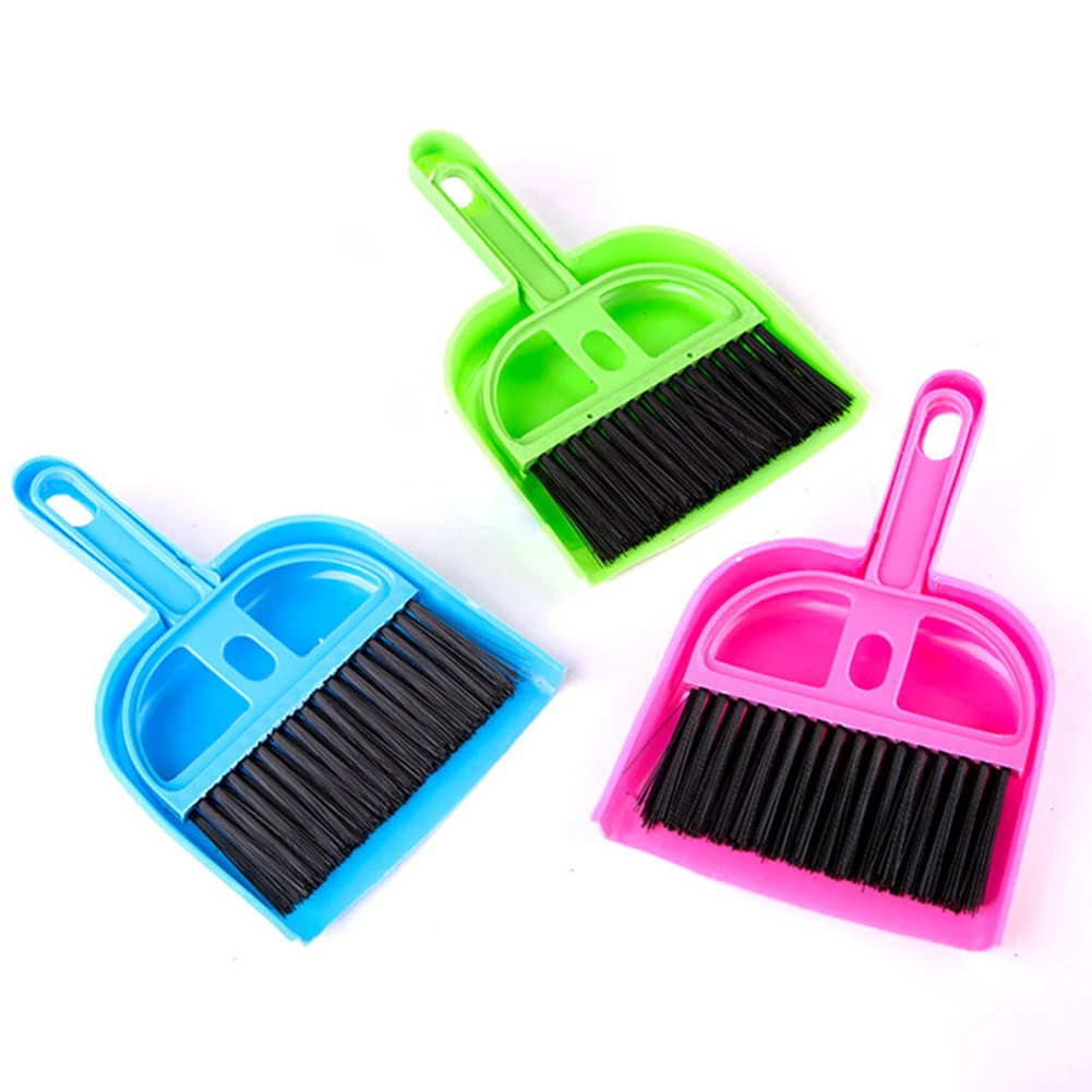 

Mini Plastic Cleaning Sweeper Dustpan Broom Set for Pets Home Appliance