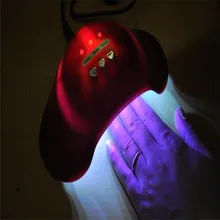 Высокое Качество СВЕТОДИОДНЫЙ УФ-лампа для геля Сушилка для ногтей светодиодный 12 Вт УФ лампа 110-220 В отверждения света инструменты для дизайна ногтей подходит для рук и ног