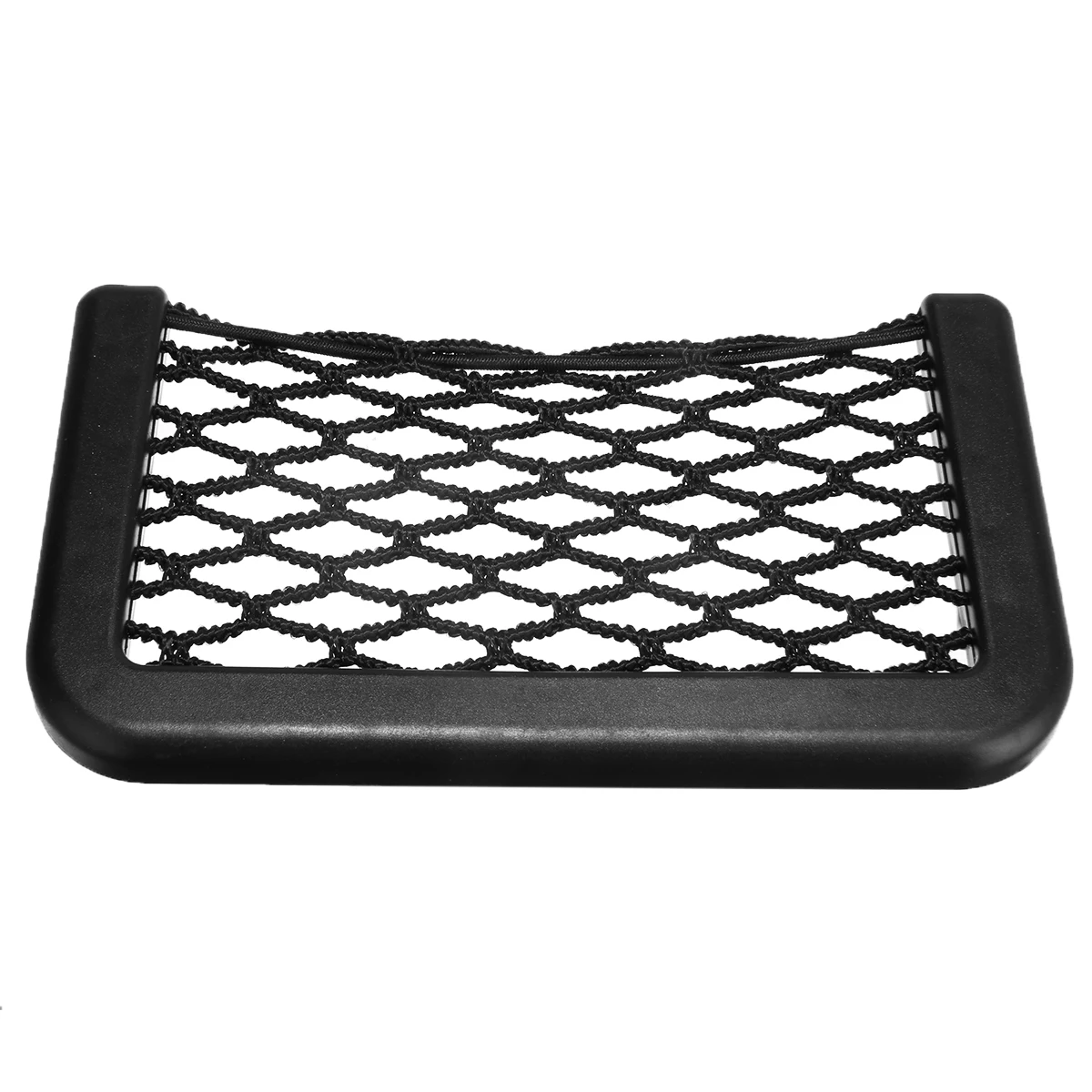 Mayitr 15*8CM Car Seat Elastic Phone Storage Net String Mesh Bag Phone Holder Ticket Pocket Universal