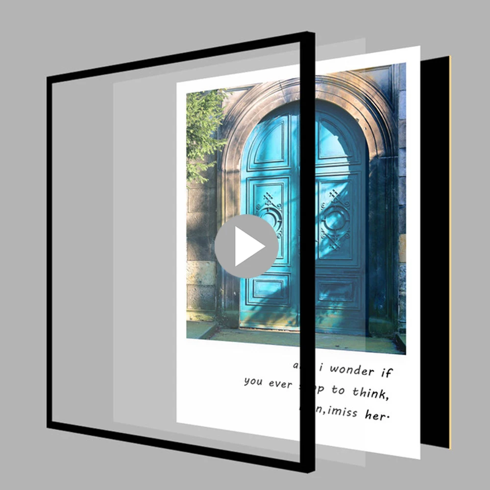 

Aluminum Alloy Painting Out Frame for Canvas Prints Wall Picture for Home Decor 4 Colors Hang on Wall Directly