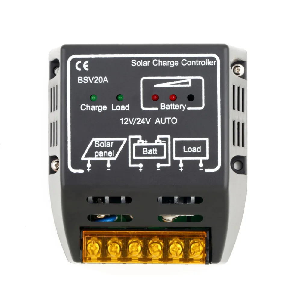 

High quality 20A 12V/24V Solar Panel Charge Controller Battery Regulator Safe Protection