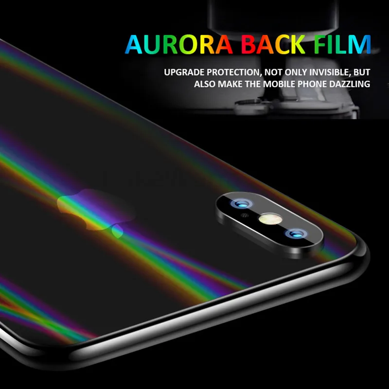 Aurora laser Hydrogel Back Film For Xiaomi MI 8 Lite MI8 Pro MIX 3 Xiomi MI8 9 SE Clear TPU Protection Film back Cover not Glass