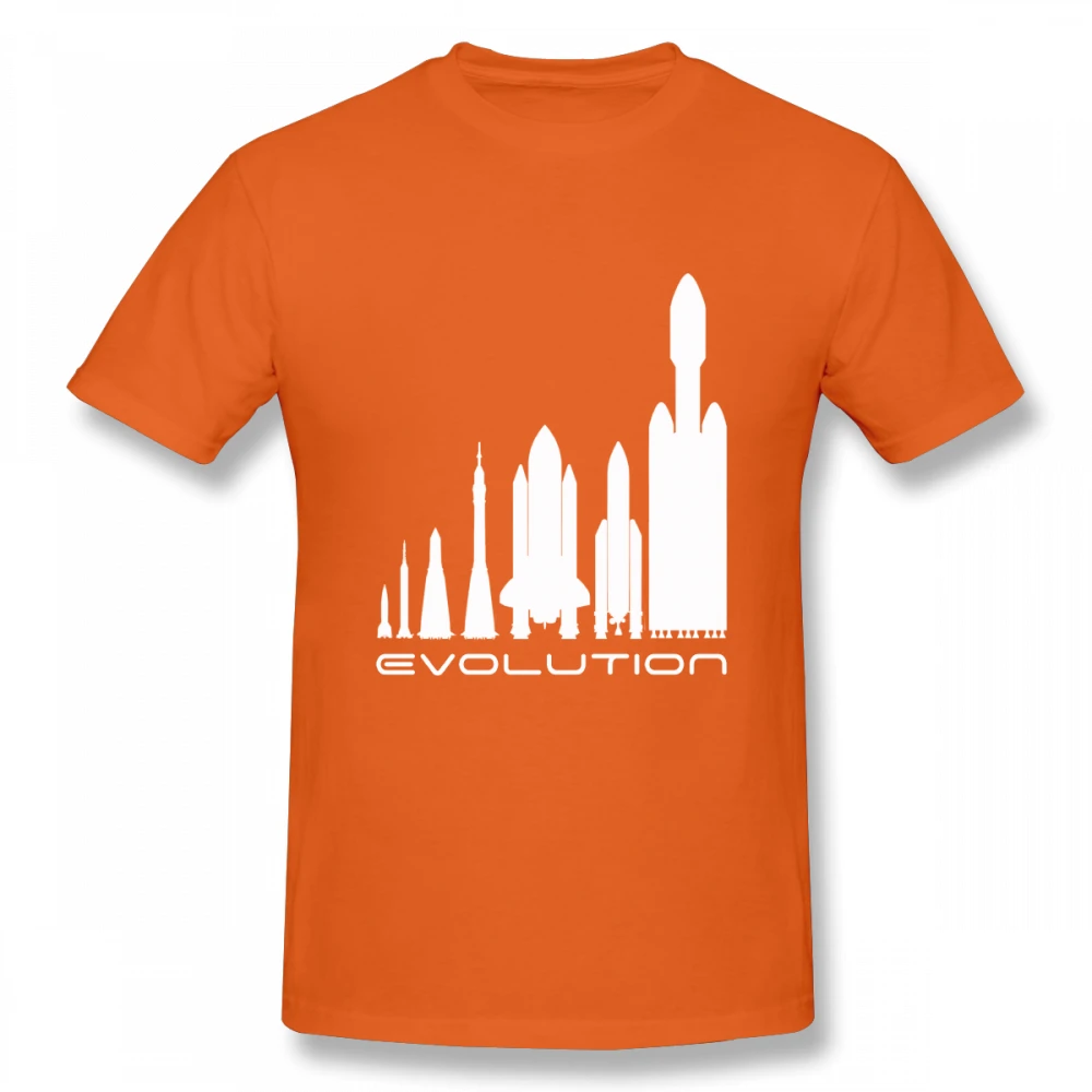 Космическая Футболка X футболка с изображением элона и мускуса повседневные футболки Тесла модный красивый топ с короткими рукавами, популярный дизайн - Color: Orange
