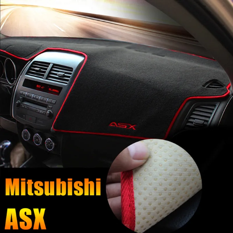 

Car dashboard Avoid light pad Instrument platform desk cover Mats Carpets For Mitsubishi ASX 2013 2014 2015 2016 2017 2018