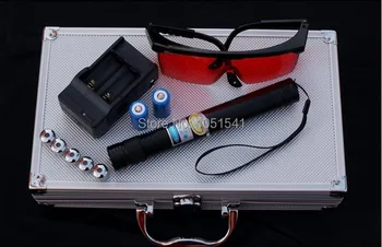 

High Power Blue Laser Pointers 500W 5000000m 450nm LAZER Flashlight Burning Match/Paper/candle/black/cigarettes+glasses hunting
