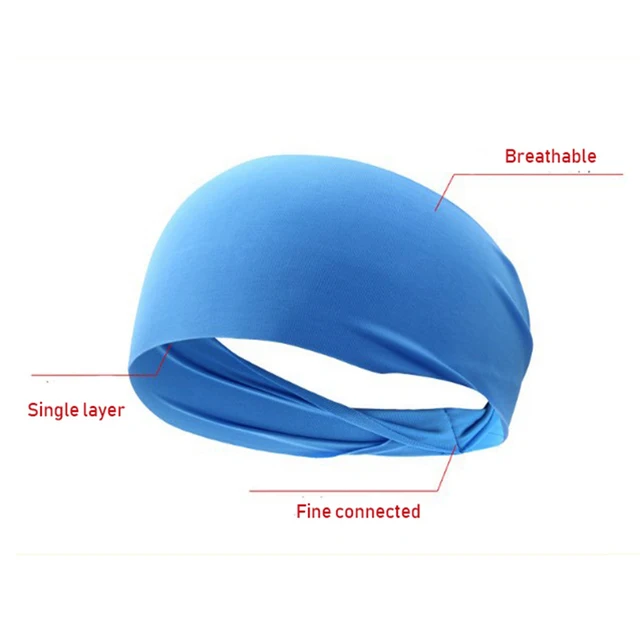 2020 Elastic Yoga Sport Headband Running Hair Band Turban Outdoor Gym Sweatband Sport Fitness Bandage Fashion