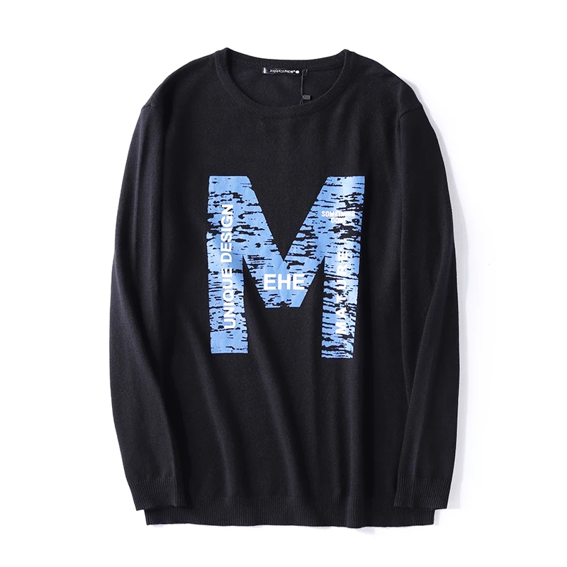 Autumn Men's Tide Brand Large Size Pullover Sweater Shirt Sweater