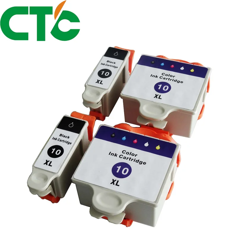 

4 Pack Ink Cartridge Compatible for Kodak 10 Kodak Easyshare 5100 5300 5500 ESP 3 5 7 9 ESP 3250 5250 7250 9250 5210