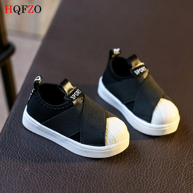 

fashion shell head children's sneakers flat children's tennis running for girls boy sneakers breathable casual Slip On kid shoes