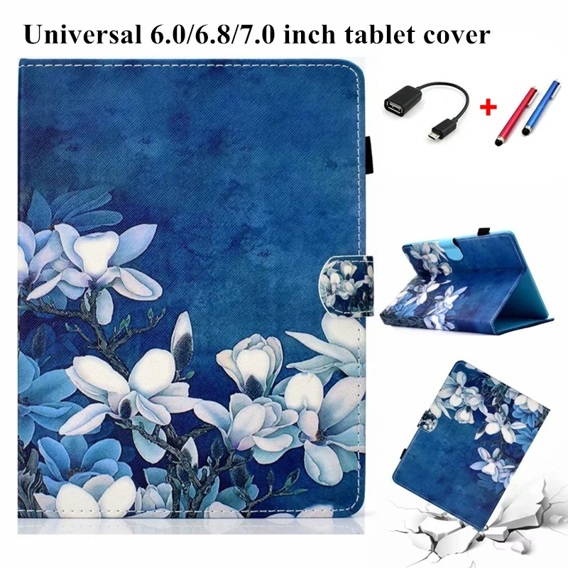 タブレット 7 インチケースカバーユニバーサル新カバー漫画ケースタブレット 6 0 6 8 7 0 インチかわいい電子書籍のための Huawei 社 タブレット 電子書籍ケース Aliexpress