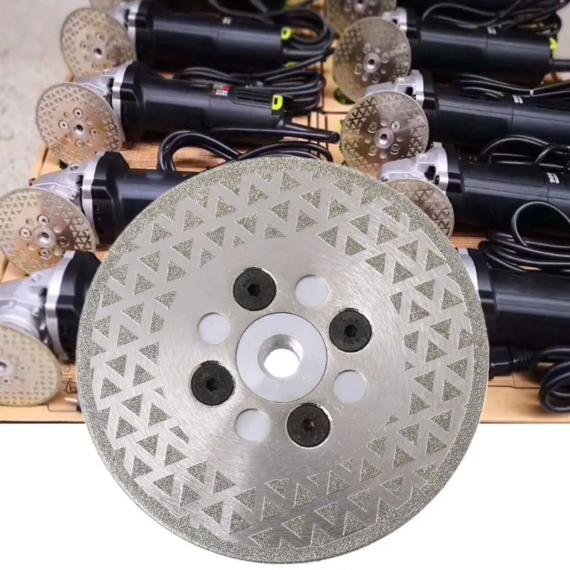 

Electroplated Damond Cutting Grinding Disc Both Side Coated M10 4'' Granite Marble 100# Abrasive Tools