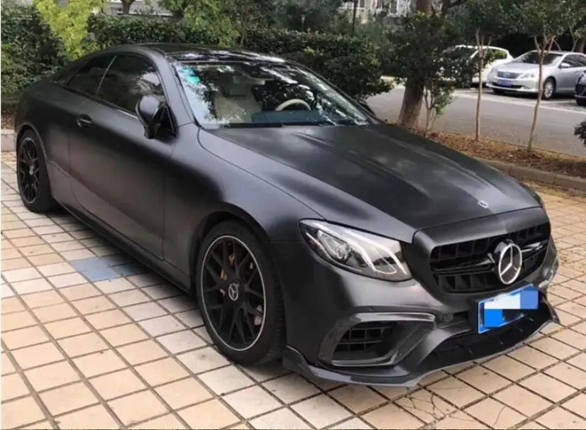 Автомобильный спойлер переднего бампера из углеродного волокна для Benz W213 E200 E260