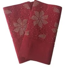 2 шт./лот в нигерийском стиле Aso Оке геле Headtie модные Асо Оке Headtie с бусинами и блестящие камни Asooke для леди вечерние 30