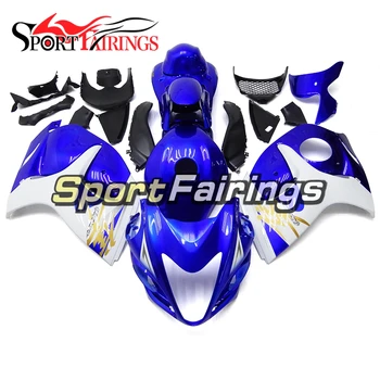 

Injection Fairing Kits For Suzuki GSXR1300 Hayabusa 08 09 10 11 12 13 14 15 16 Motorcycle Fairings ABS Fittings White Blue Cowls