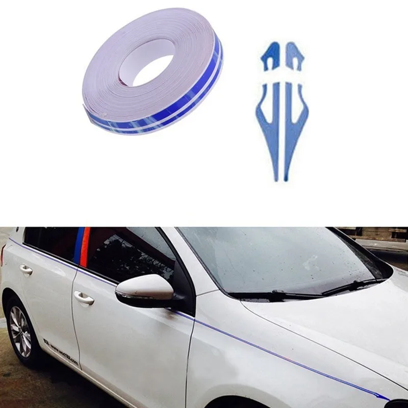 

Stripe Tape Streamline Decals Stickers for Car Styling Double Line Tape Decal Vinyl Stickers 4mm/2mm 9800mm Many Colors
