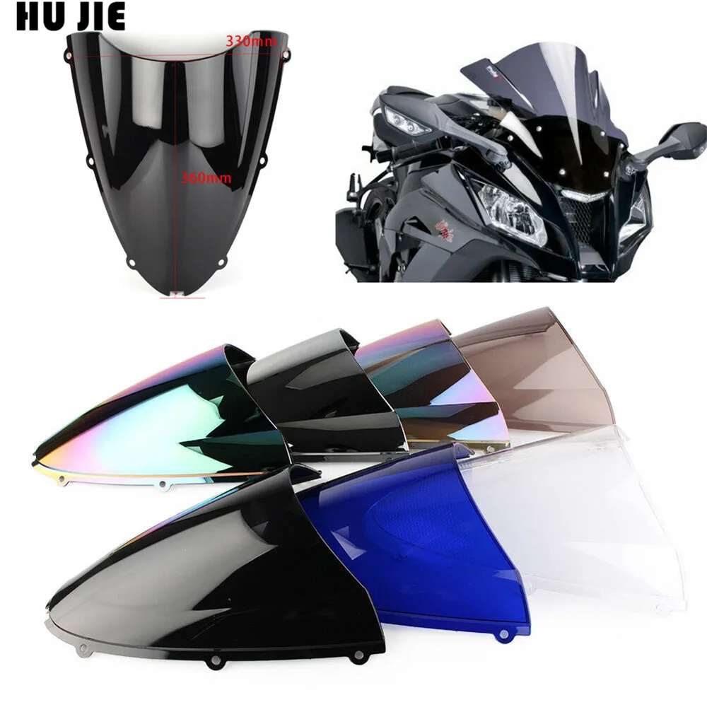 

Motorcycle Windscreen Windshield ZX-6R ZX-10R For Kawasaki Ninja ZX 6R ZX6R 2005 2006 2007 2008 ZX636 2005 2006