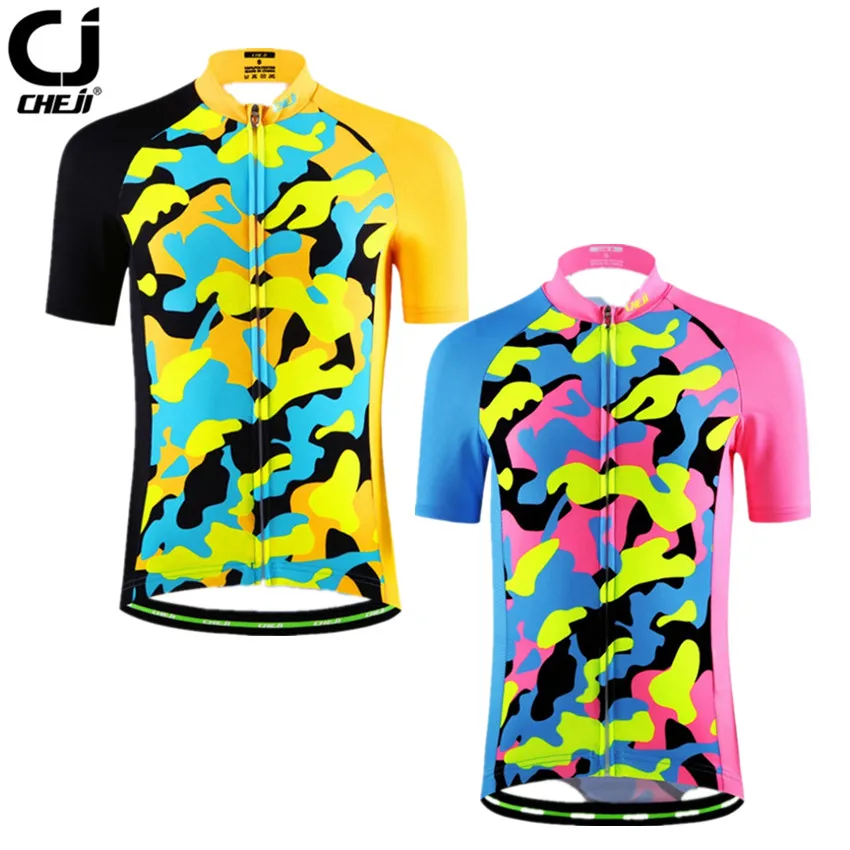 CHEJI Children Cycling Jersey Top Bike Anti-sweat Cycling Clothing Outdoor Sportswear Roupa Ciclismo Bicycle Riding Clothing boys-bike : image CHEJI Children Cycling Jersey Top Bike Anti-sweat Cycling Clothing Outdoor Sportswear Roupa Ciclismo Bicycle Riding Clothing boys-bike
