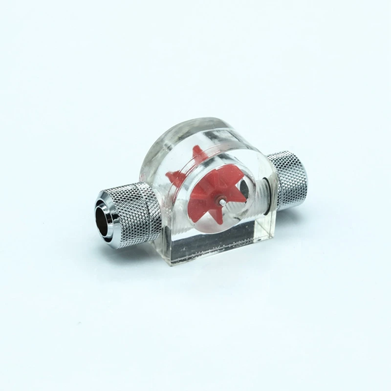 G1/4" Computer water cooling impeller water flow meters Dazzle colour