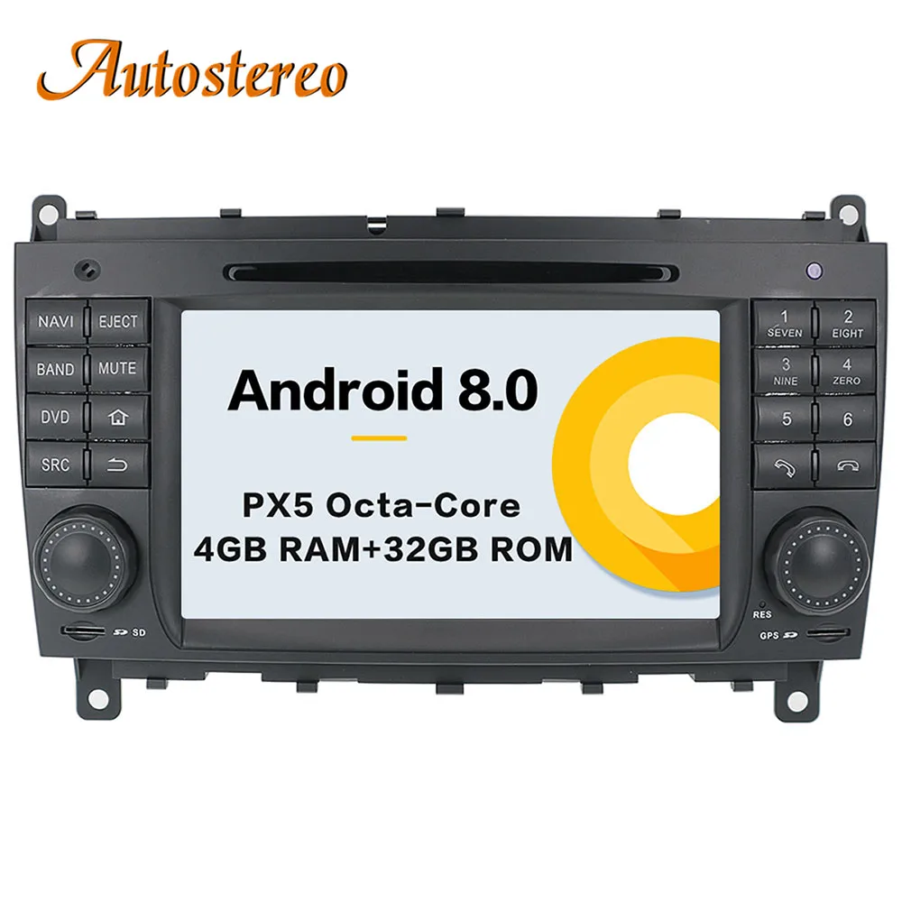 

Android 8 Car DVD player GPS Navigation For Mercedes Benz CLK W209/CLS/W219 autostereo headunit radio tape recorder 8812 media