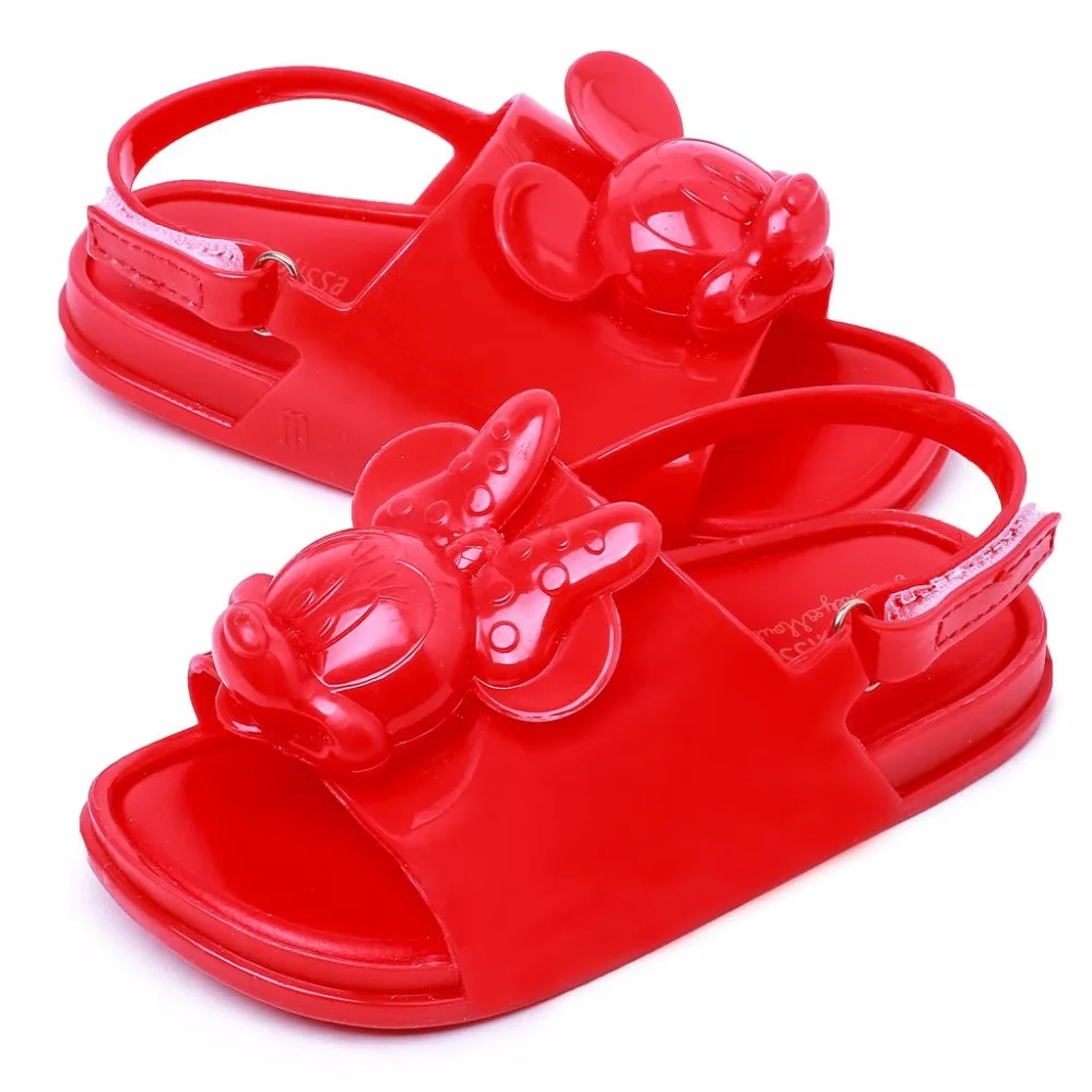 Mini Melissa 2019 Summer New Mickey & Minnie Girl Jelly Sandals