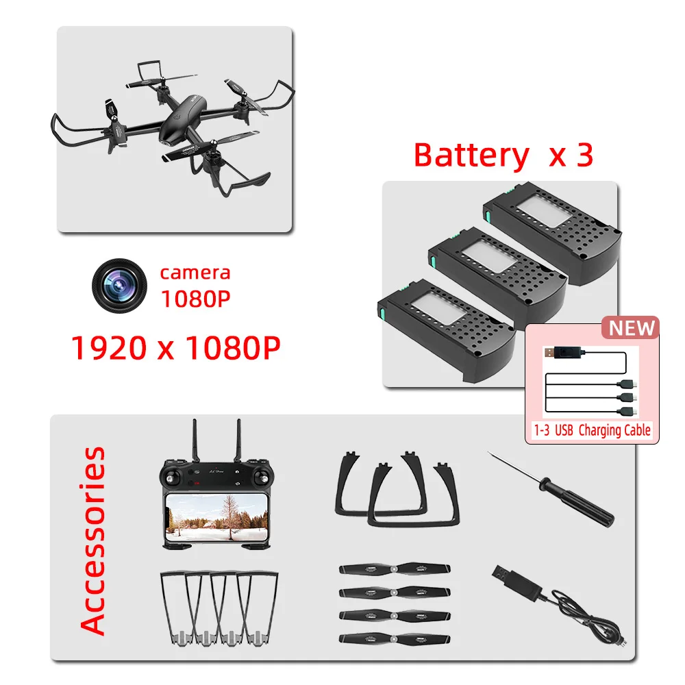 Sg106 Дроны с камерой hd Дрон rc вертолет Дрон 4k игрушки Квадрокоптер Дрон Квадрокоптер helikopter селфи пульт дистанционного управления - Цвет: black-5mp 3B1C