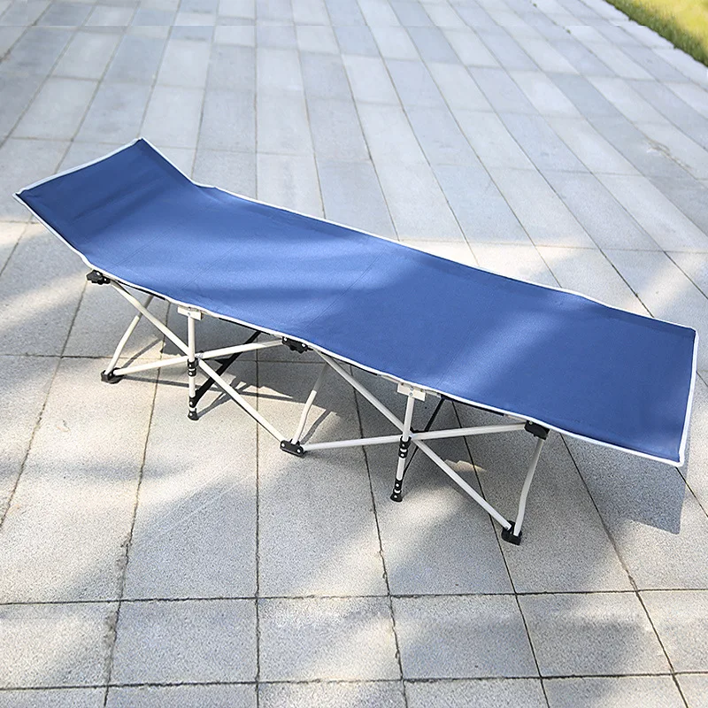 

LK587 Foldable Outdoor Single Fishing Chair Simple Breathable Flannel Bed for Naps Portable Cots Hospital Accompanying Bed