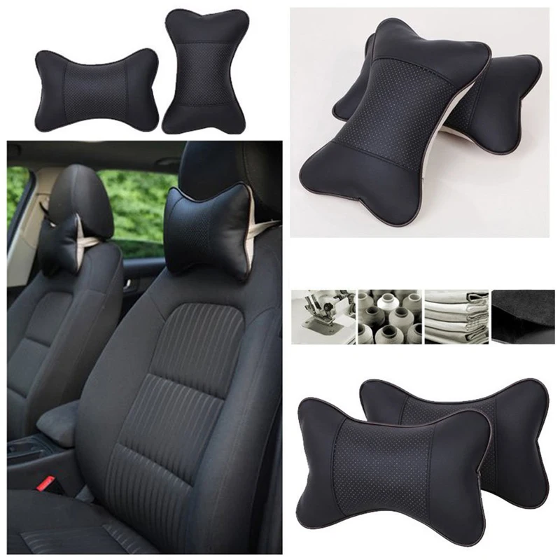 FreshGo Car Headrest Pillows Breathable Car Neck Pillow Automotive