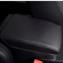 Микрофибра кожа подлокотник консоль Подушка-накладка опорная коробка с подлокотником Сверху Коврик лайнер для Фольксваген Пассат B8 B8 вариант