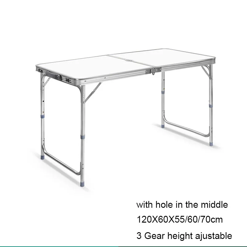 H 20% портативный складной 2/4 стул алюминиевый стол набор стабильный для кухни обеденный открытый сад пикника Кемпинг с регулируемыми ножками - Цвет: 8907 A