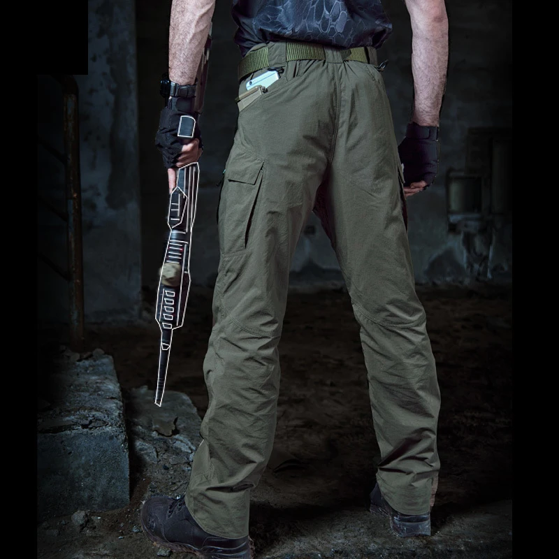 MAGCOMSEN Лето IX9 тактические брюки карго мужские быстросохнущие брюки военные мульти-карманы SWAT боевые Тонкие штаны для пейнтбола AG-PLY-15