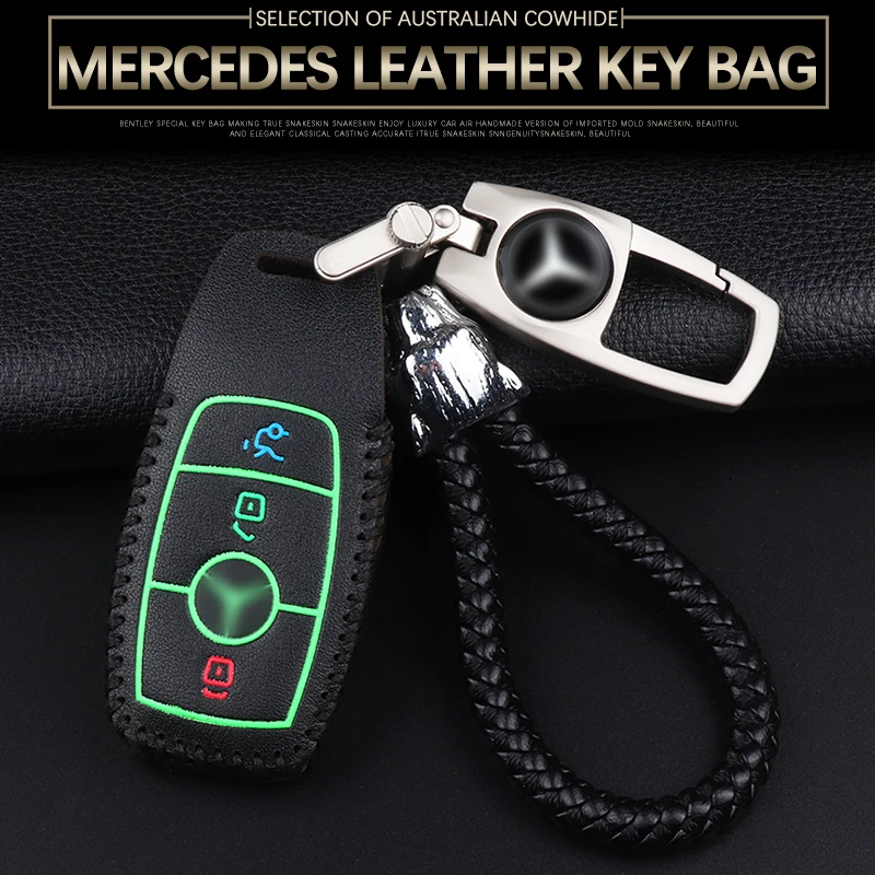 Применимо к Mercedes-Benz ключ сумка крышка нового c-класса C260/C180E класс/E300/E200A класса A200L кожа автомобильная коробка для ключей сумка