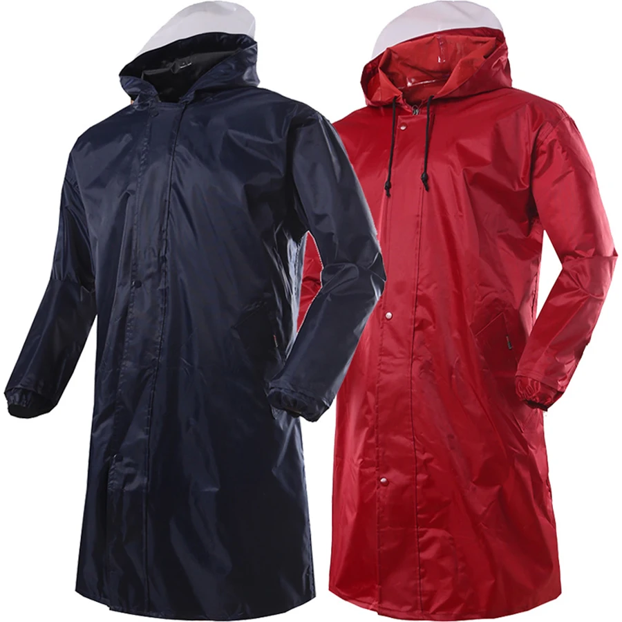 

Long Raincoat Men Hiking Waterproof Poncho Outdoor Woman Rain Cape Chuva Coat Man Women Jackets Pluie Raincoats Hooded RBY040