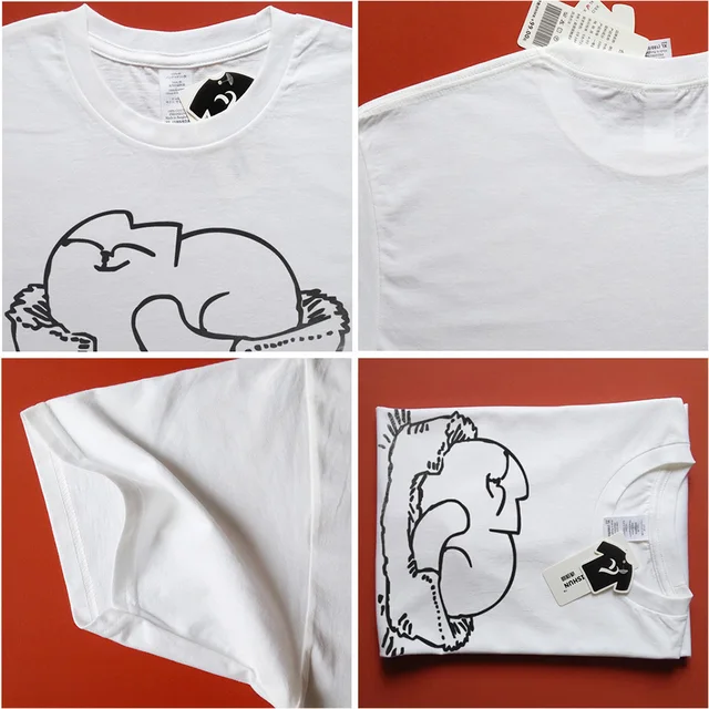 YUANQISHUN Funny Cartoon Cat Printed T Shirt High Quality Casual T-shirt 100% Cotton Men Women Novelty Tops Harajuku Tees Tshirt 3