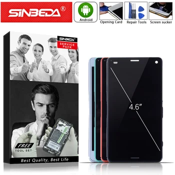 

Original For SONY Xperia Z3 Compact LCD Display Touch Screen with Frame D5803 D5833 Z3C For SONY Xperia Z3MINI Replacement LCD