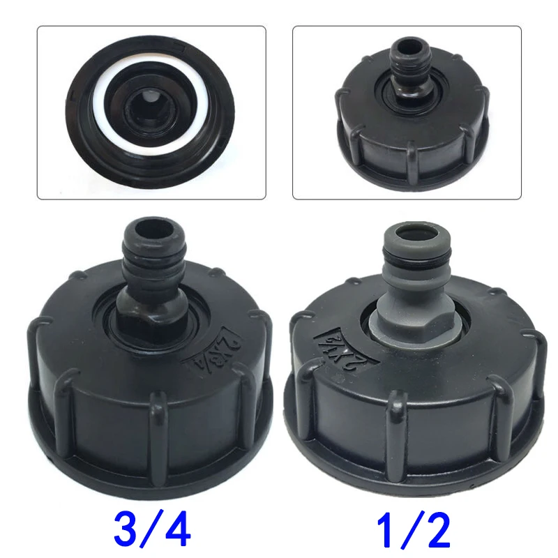 Аксессуары для подключения шланга, запасные части, Пластиковый черный адаптер бака 15 мм диаметр для IBC S60 X6 практичный