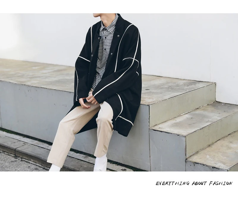 Warm Male Trench Coat Wool Liner Long Thick Fleece Jacket Men Fur Inside Parka Winter Jackets  (34)